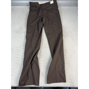 Vintage Mesquite Pants Mens 40 Brown Western Wear Cowboy Dress Poly USA 80s